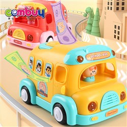 CB998232 CB998233 - Bus toy electronic kids educational piggy banks with light music
